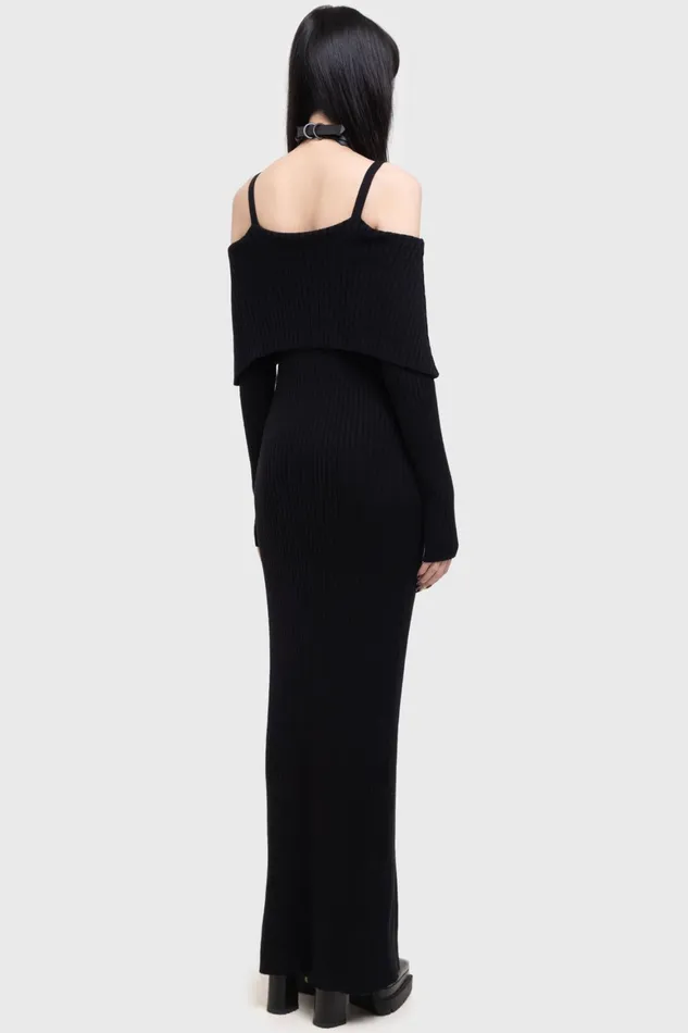 Killstar Shadow Empress Dress Women Maxi