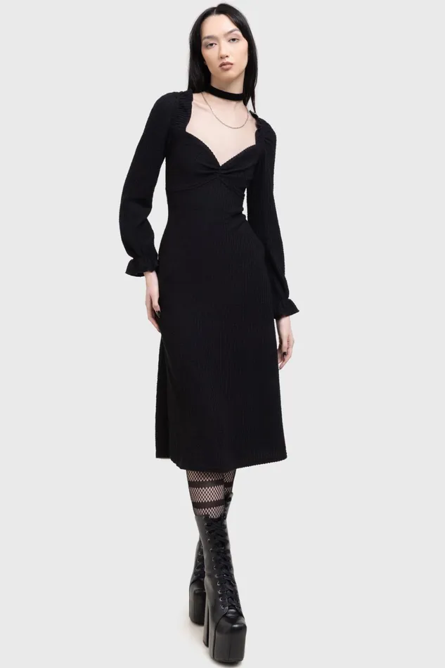 Killstar Shadow Weave Maxi Dress Women Maxi
