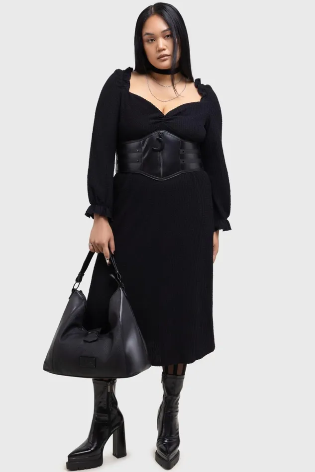 Killstar Shadow Weave Maxi Dress Women Maxi