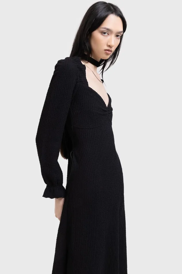 Killstar Shadow Weave Maxi Dress Women Maxi
