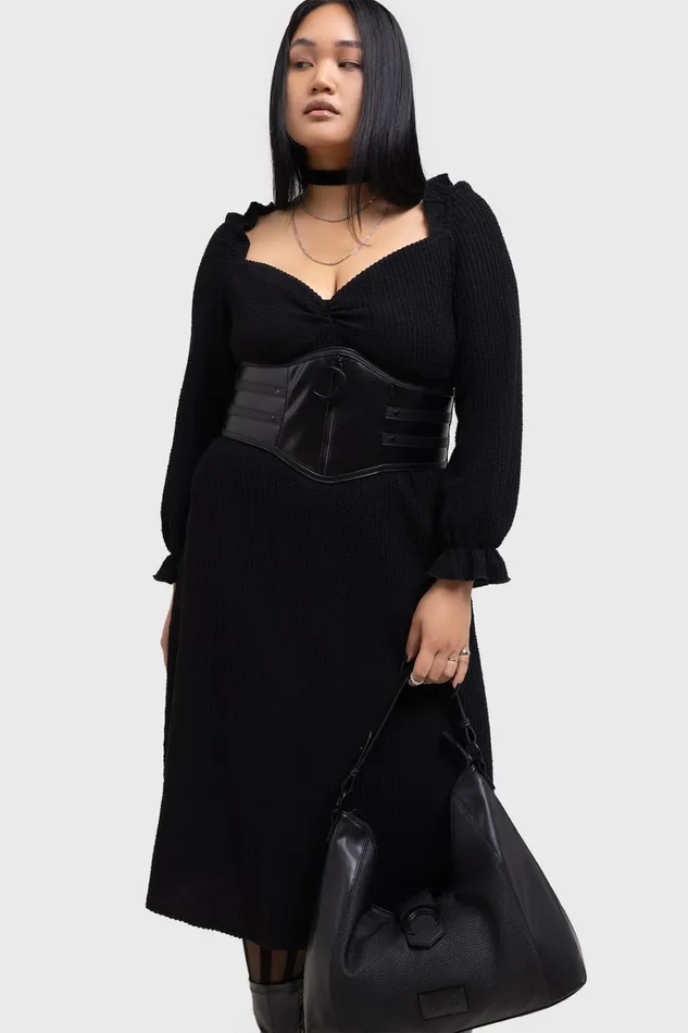 Killstar Shadow Weave Maxi Dress Women Maxi