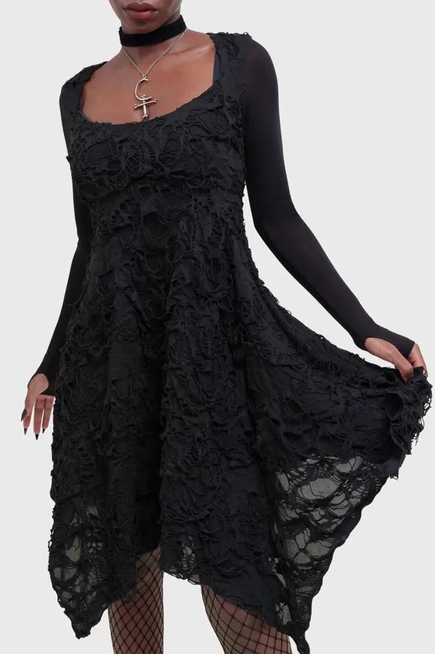 Killstar Shadows Hymn Dress Women Mini