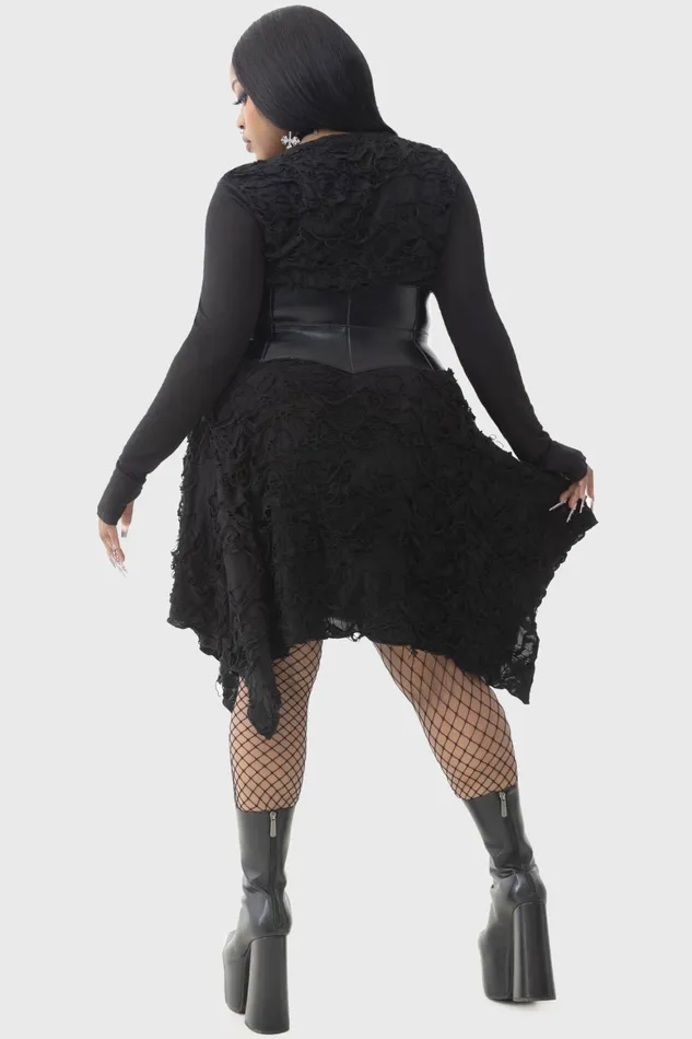 Killstar Shadows Hymn Dress Women Mini
