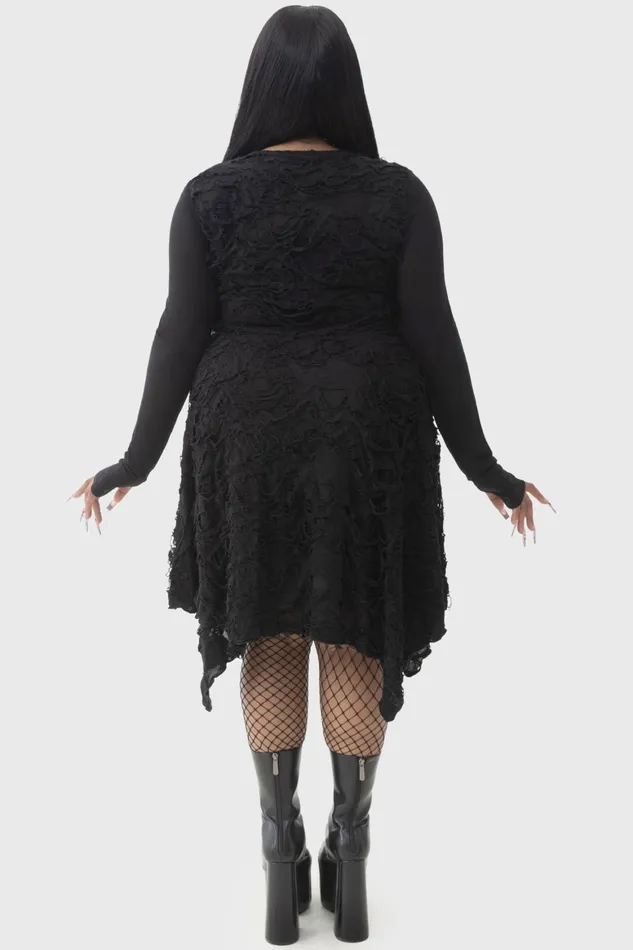 Killstar Shadows Hymn Dress Women Mini