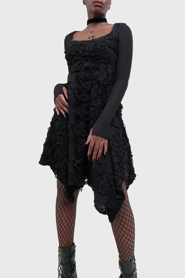 Killstar Shadows Hymn Dress Women Mini