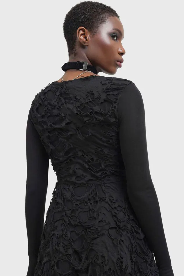 Killstar Shadows Hymn Dress Women Mini