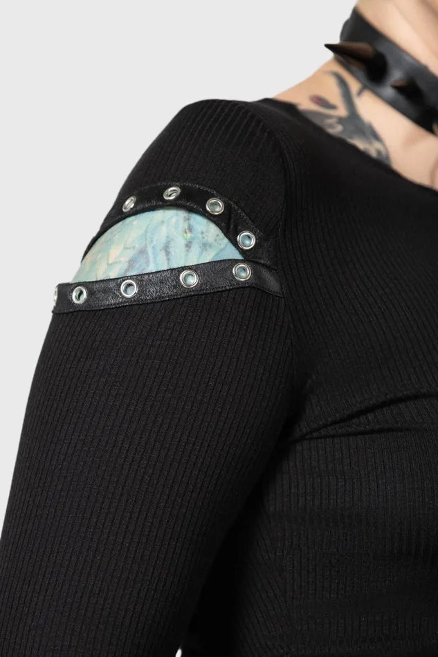 Killstar Shailagh Long Sleeve Top Women Long Sleeves