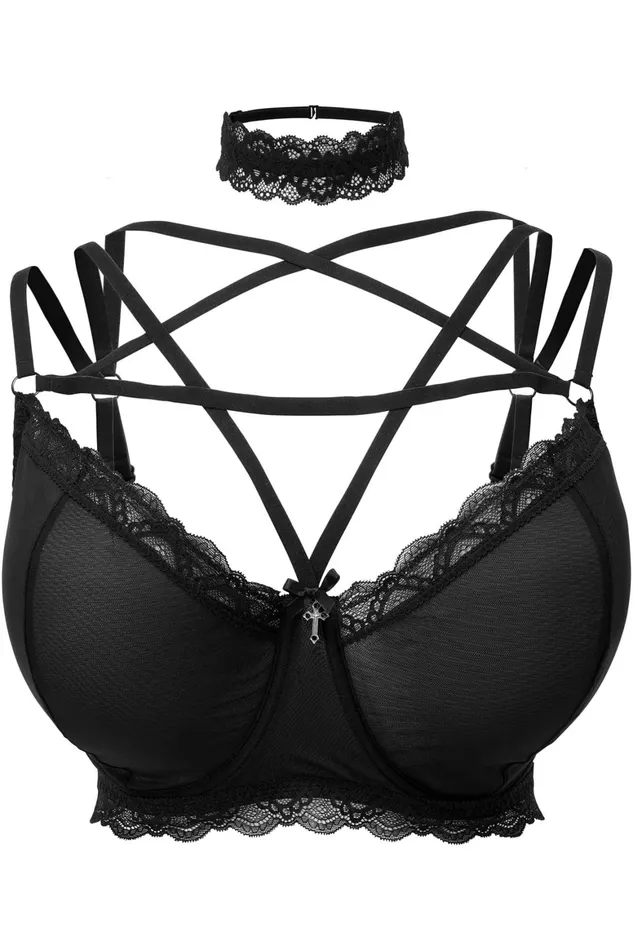 Killstar She Bites Lace Bra B Women Lingerie