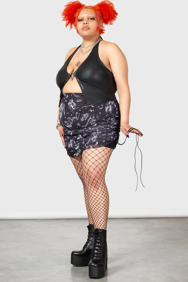 Killstar Sheenah Halter Top Women Crop