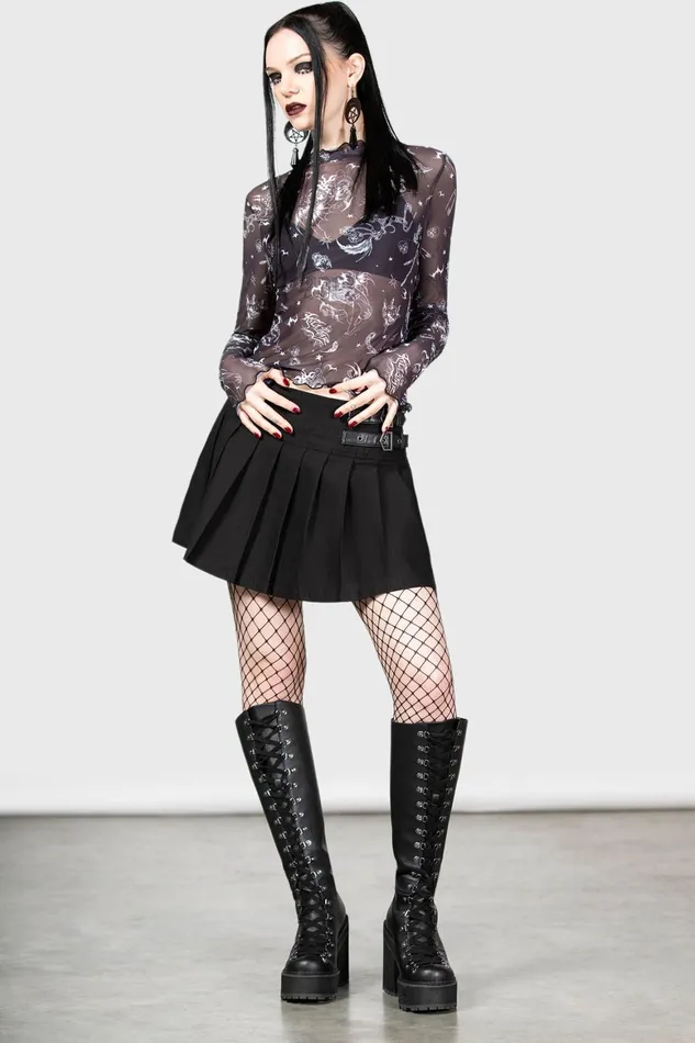 Killstar Sheenah Skirt Women Mini Skirts
