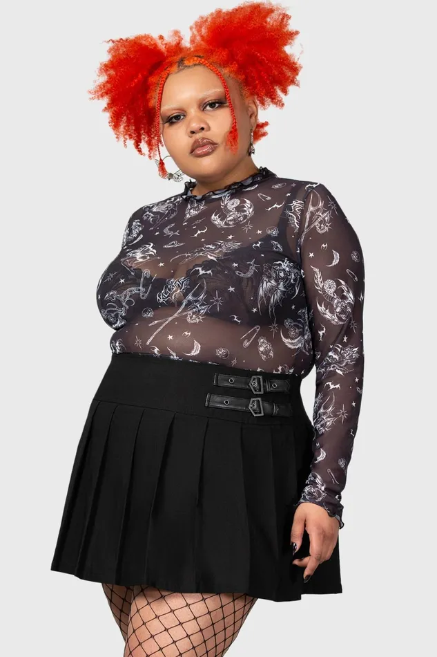 Killstar Sheenah Skirt Women Mini Skirts