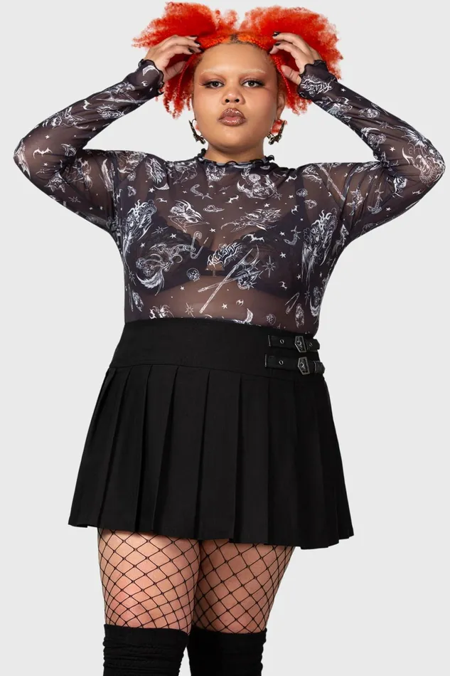 Killstar Sheenah Skirt Women Mini Skirts