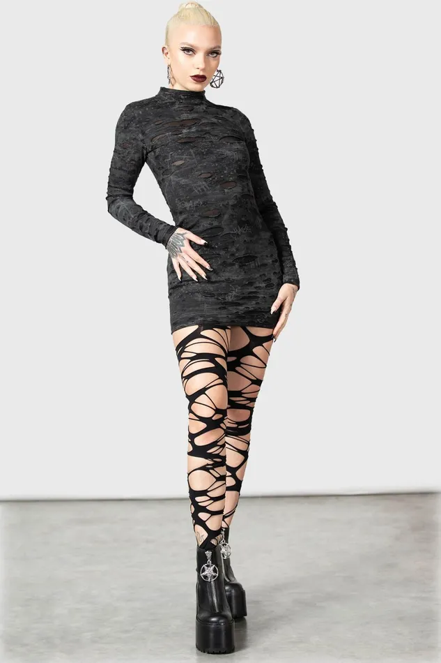 Killstar Shows Over Bodycon Dress Women Mini