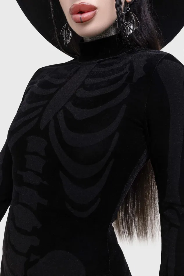 Killstar Skelliecore Dress Women Mini