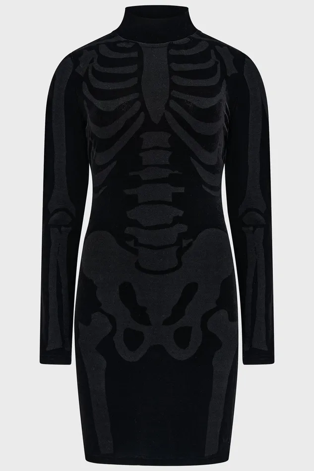 Killstar Skelliecore Dress Women Mini