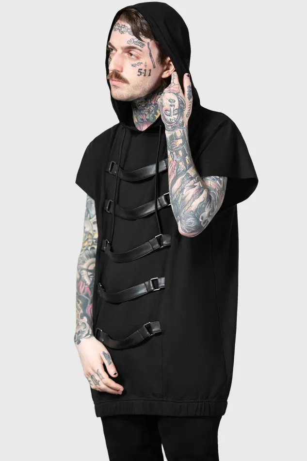 Killstar Skonnad Sleeveless Hoodie Women Hoodies
