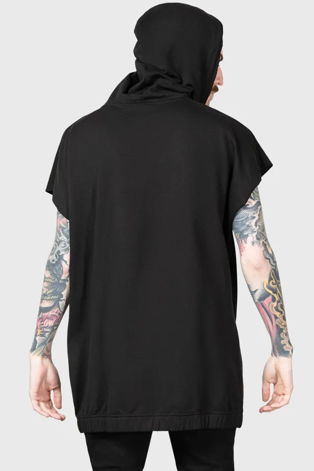 Killstar Skonnad Sleeveless Hoodie Women Hoodies