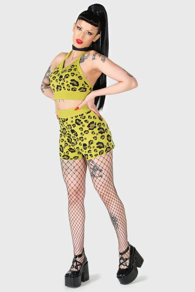 Killstar Skulleo Halter Top Women Crop
