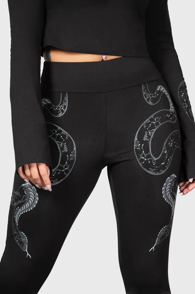 Killstar Slitherina Leggings Women Leggings