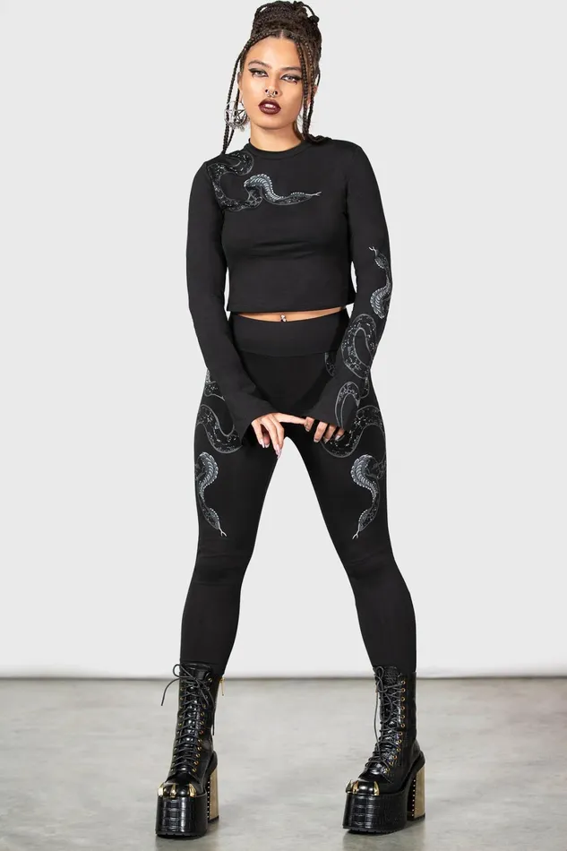 Killstar Slitherina Leggings Women Leggings