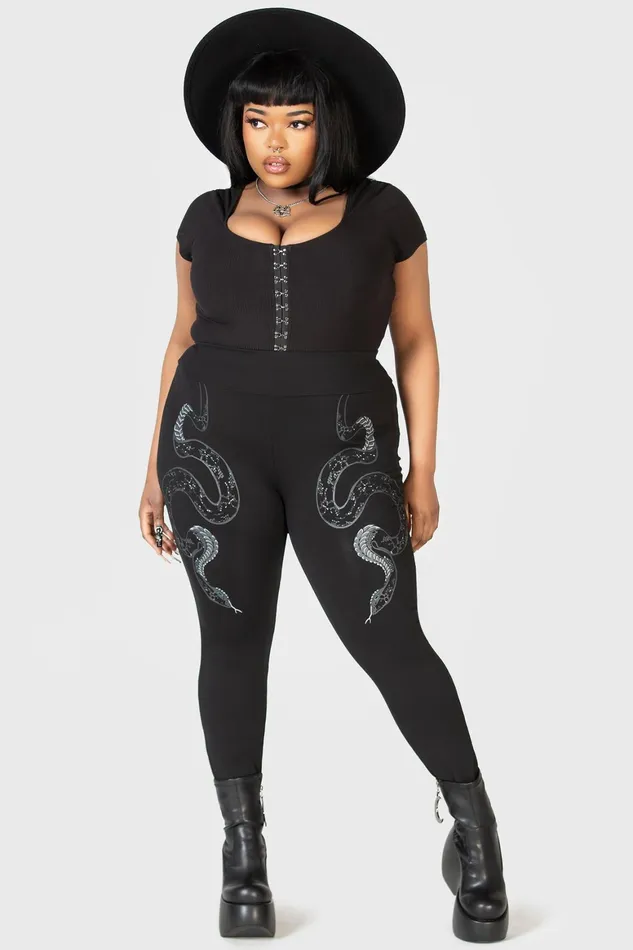 Killstar Slitherina Leggings Women Leggings