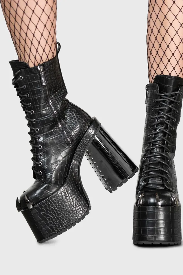 Killstar So Icy Platform Boots Women Boots
