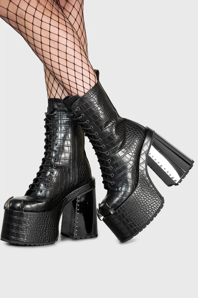 Killstar So Icy Platform Boots Women Boots