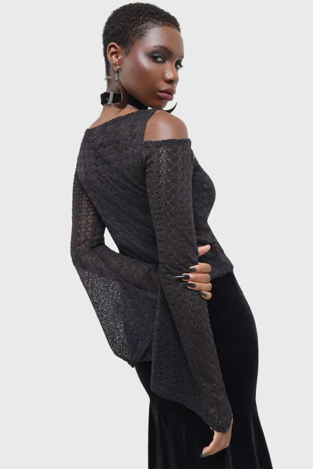 Killstar Sombrous Top Women Long Sleeves