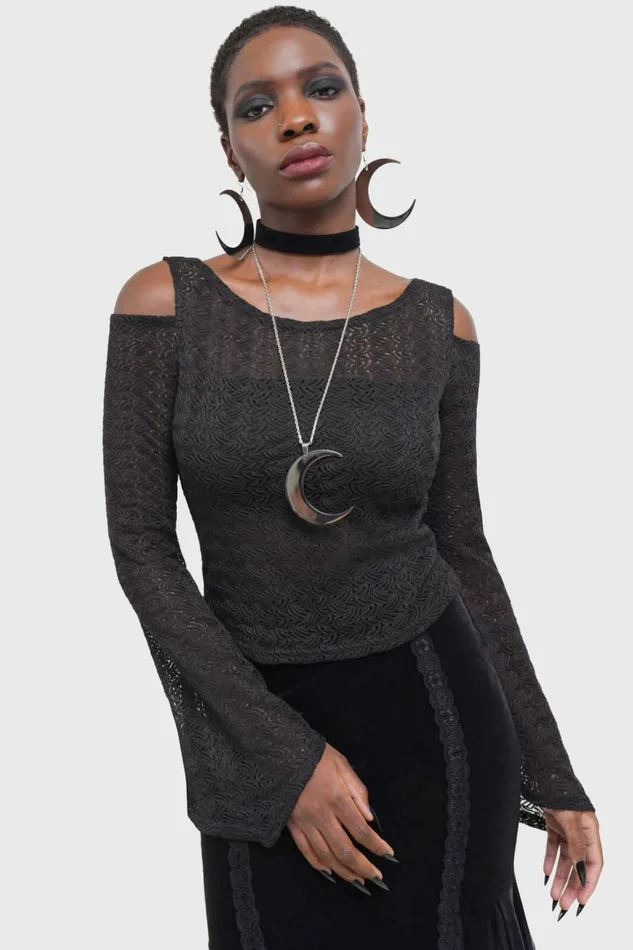 Killstar Sombrous Top Women Long Sleeves