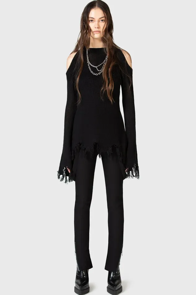 Killstar Strange Vanity Trousers Women Trousers and Jeans
