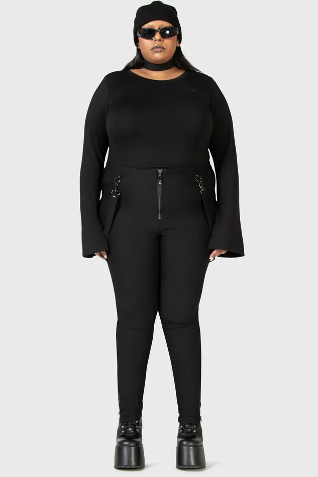 Killstar Strange Vanity Trousers Women Trousers and Jeans
