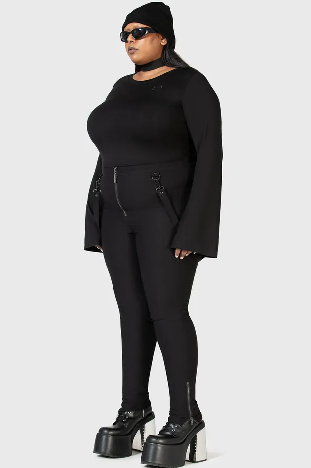 Killstar Strange Vanity Trousers Women Trousers and Jeans