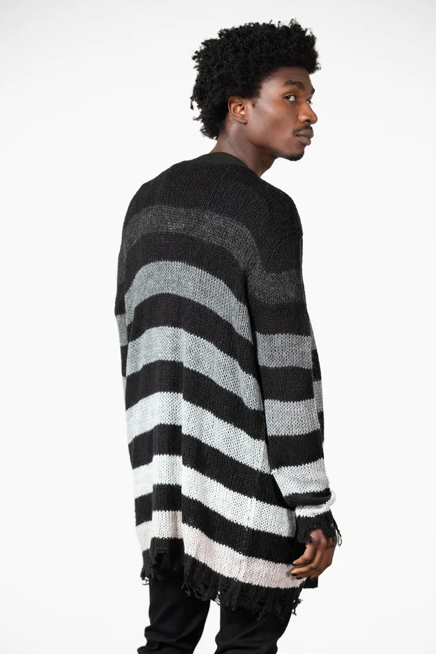 Killstar Stripe Of Evil Cardigan Women Cardigans