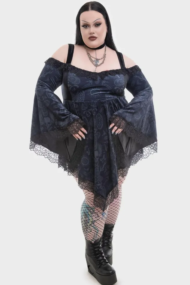 Killstar Temptation Bardot Dress Women Mini