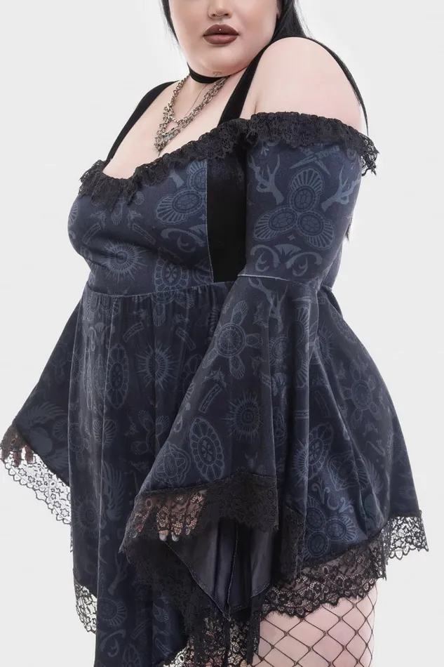 Killstar Temptation Bardot Dress Women Mini