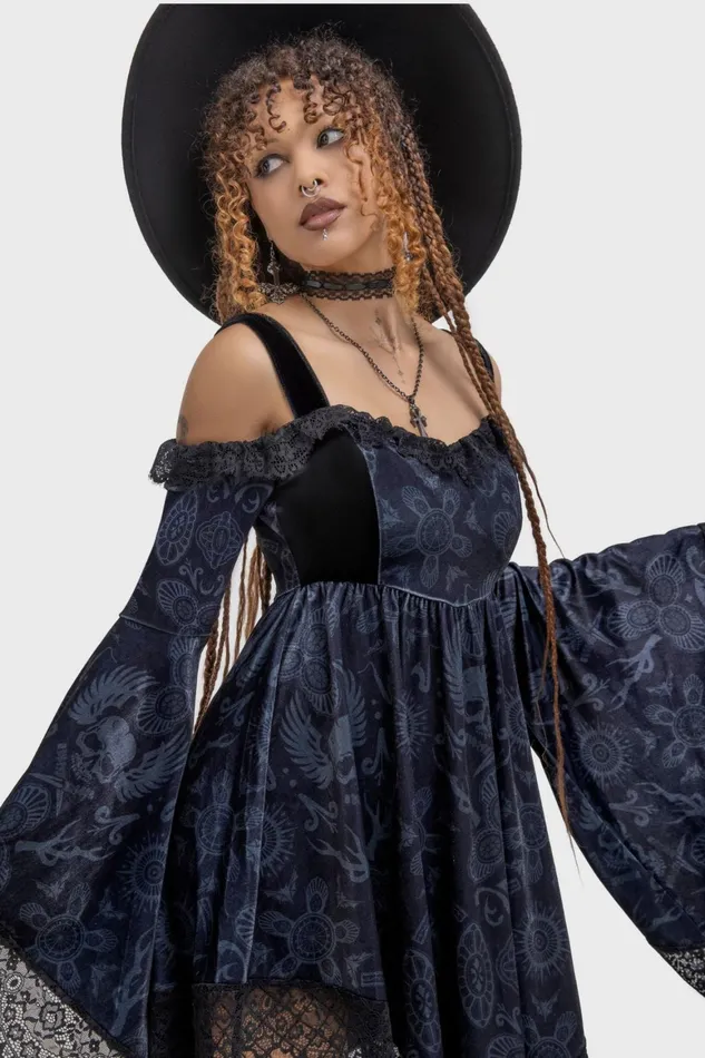 Killstar Temptation Bardot Dress Women Mini