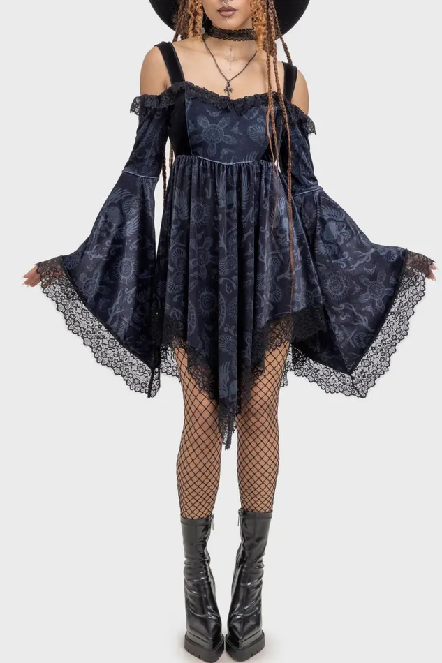 Killstar Temptation Bardot Dress Women Mini