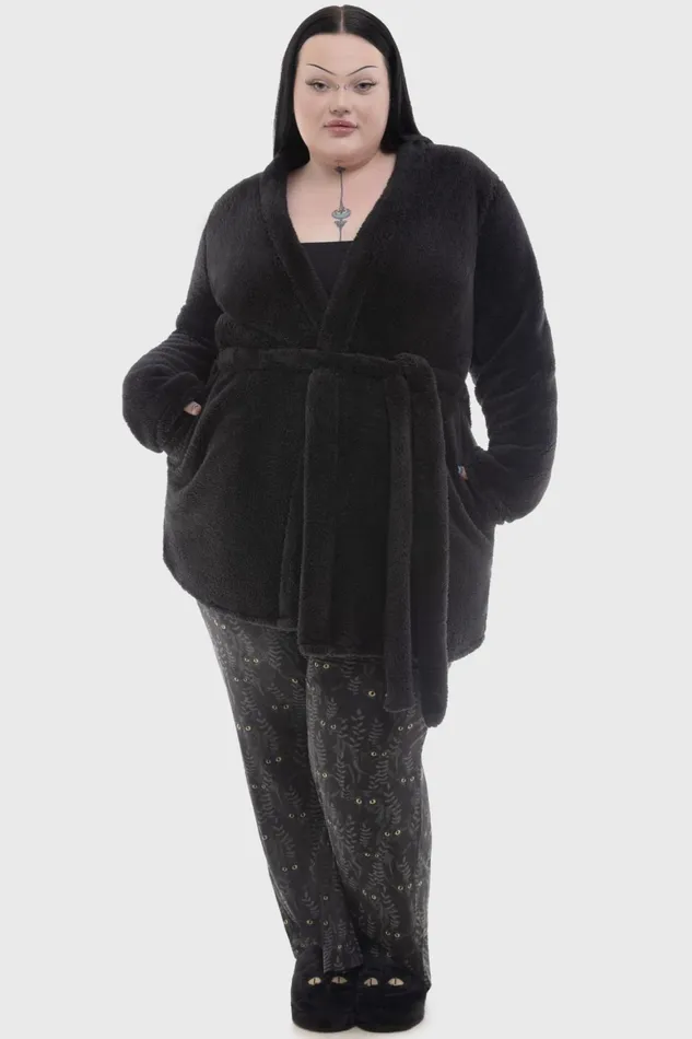 Killstar Tenebrous Robe Women Loungewear