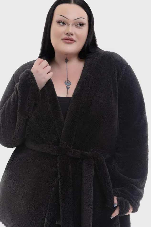 Killstar Tenebrous Robe Women Loungewear