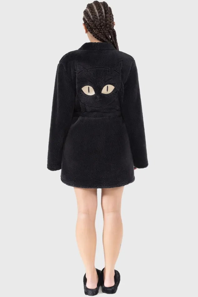 Killstar Tenebrous Robe Women Loungewear