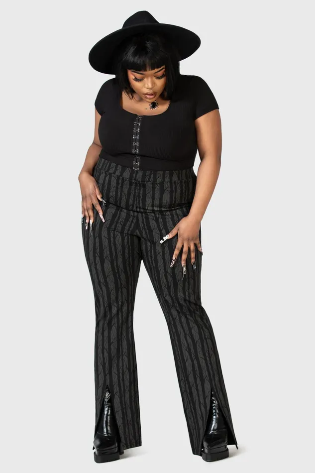 Killstar Tricks On You Bootcut Trousers Women Trousers and Jeans