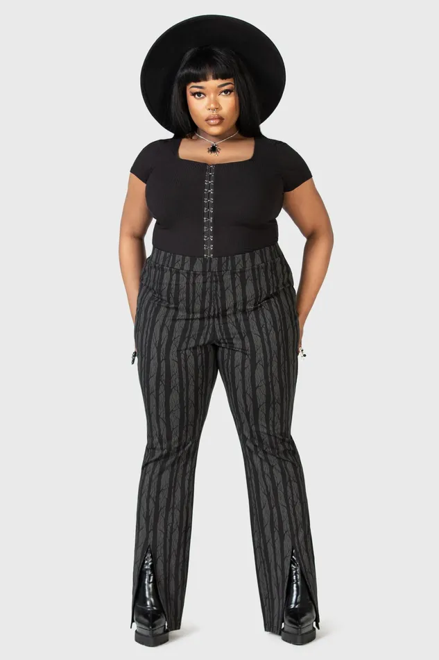 Killstar Tricks On You Bootcut Trousers Women Trousers and Jeans