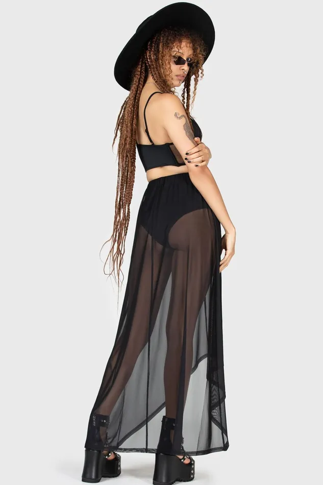 Killstar Umbra Maxi Skirt Women Swim