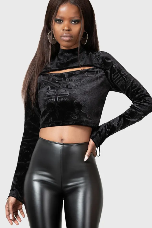 Killstar Vanquished Top Women Crop