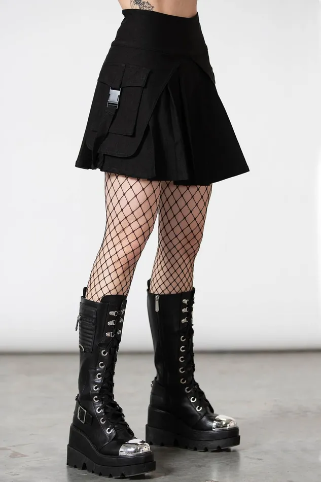Killstar Vanya Pleated Mini Skirt Women Mini Skirts