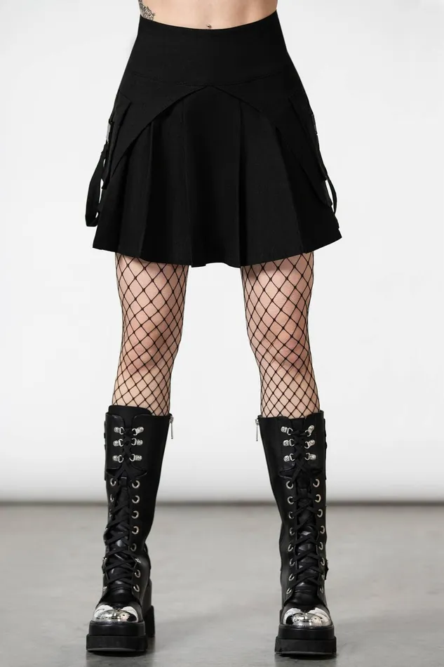 Killstar Vanya Pleated Mini Skirt Women Mini Skirts