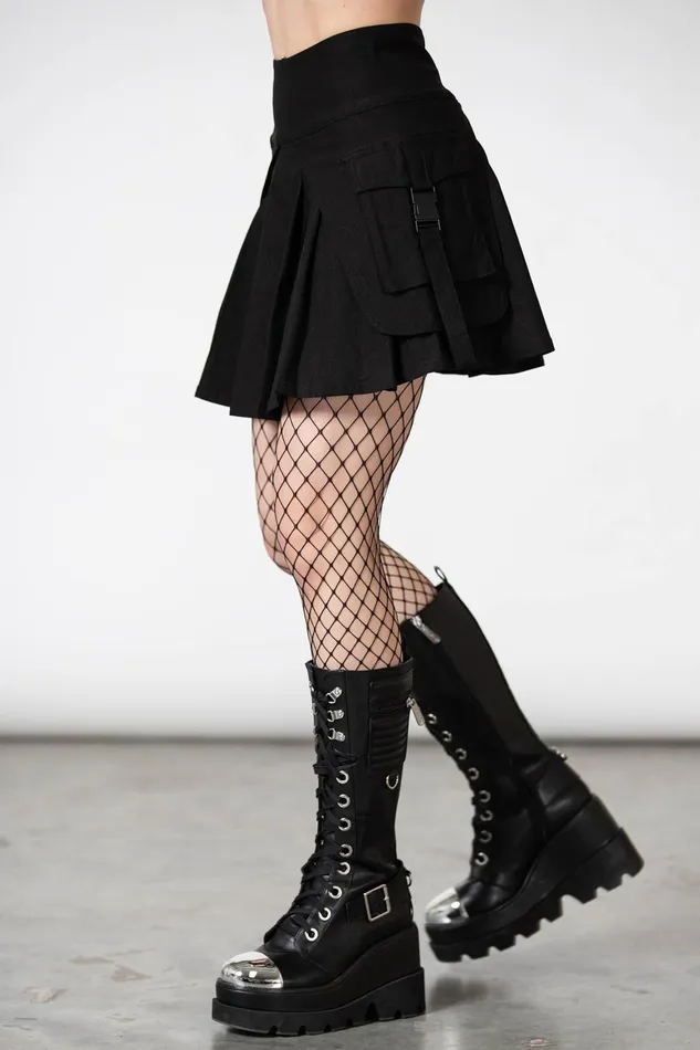 Killstar Vanya Pleated Mini Skirt Women Mini Skirts