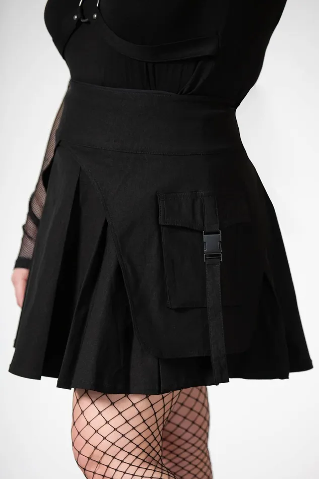 Killstar Vanya Pleated Mini Skirt Women Mini Skirts