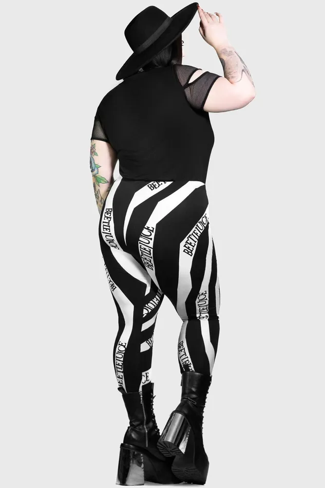Killstar Vertigo Spiral Leggings Women Leggings