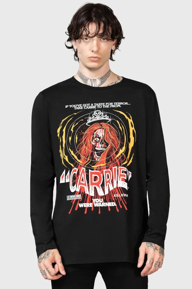 Killstar Warned Long Sleeve Top Women Long Sleeves